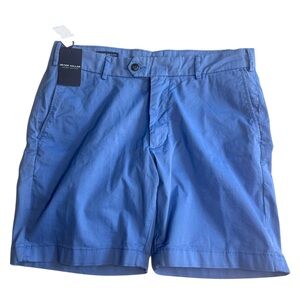 Peter Millar Crown Crafted Golf Shorts 32 Blue Concorde Cotton Casual Preppy